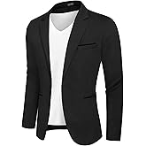 COOFANDY Men's Casual Blazer Jacket Slim Fit Sports Coat Business Suit Jackets One Button