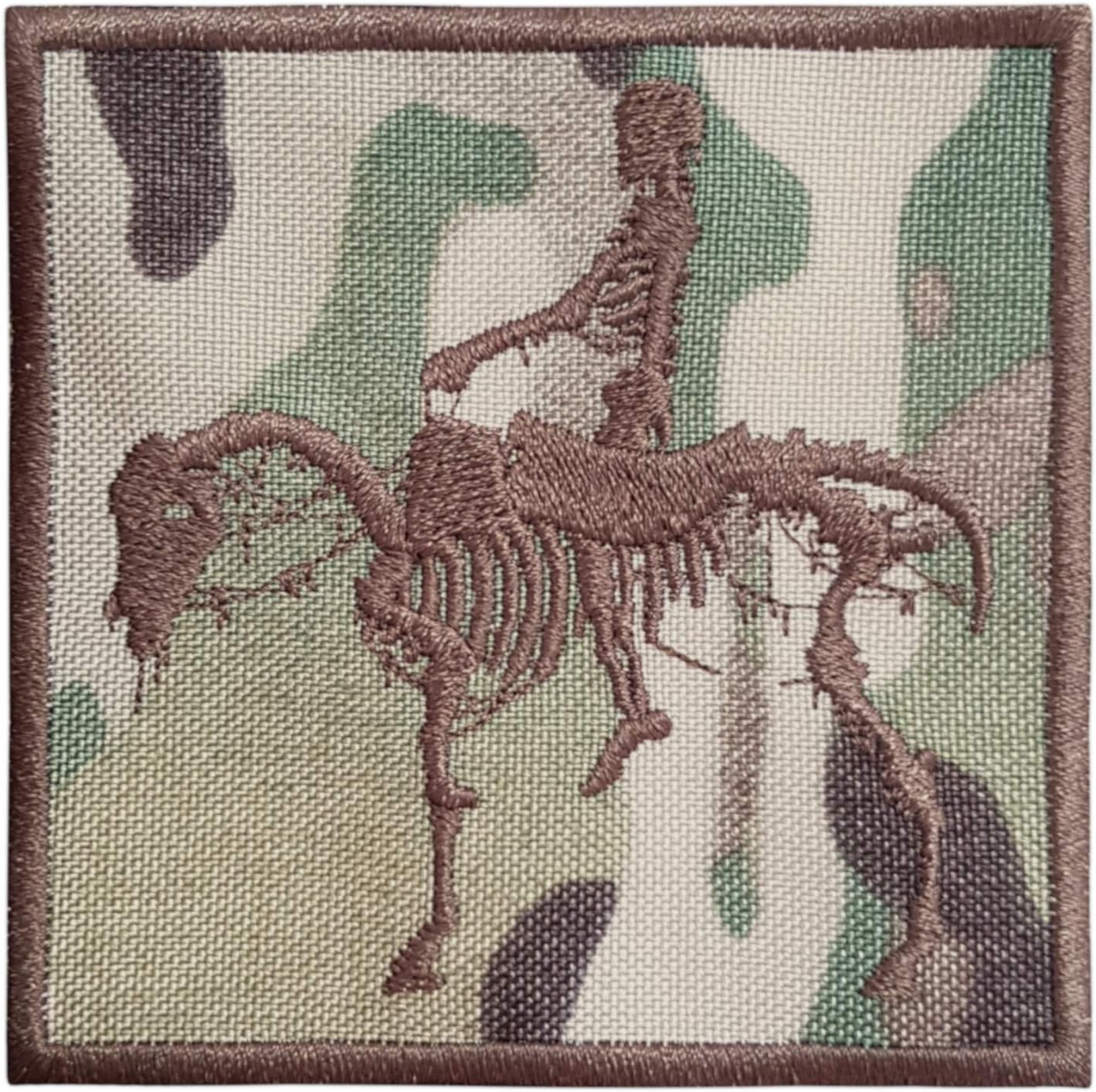 LEGEEON Multicam US Navy Seals Silver Squadron Dead Horse DEVGRU ST6 NSWDG Morale Fastener Patch