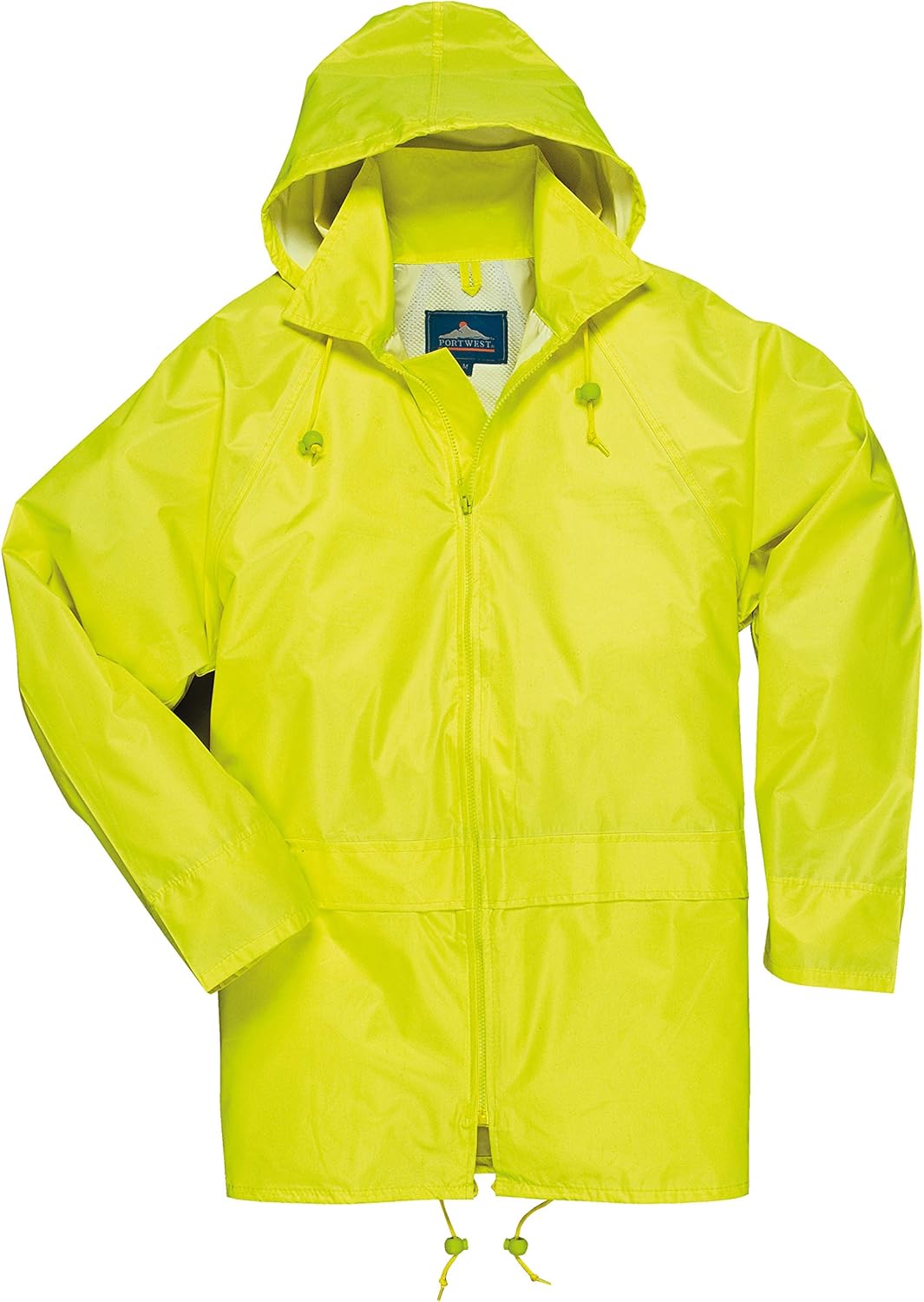 Portwest Mens Classic Rain Jacket (S440) at  Men’s Clothing store