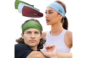 GOOD BANDS Sweatband for Men and Women - Unisex Non Slip Headband That Wicks Moisture and Eliminates Excess Sweat - Durable & Long-Lasting - Running, Sports, Gym