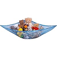Jumbo Toy Hammock - Organize stuffed animals or children's toys with the mesh hammock. Looks great with any décor while…