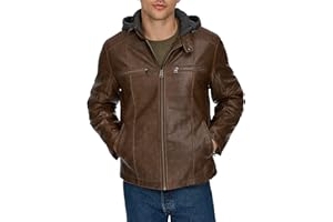 Levi's Men Faux Leather Racer Jacket