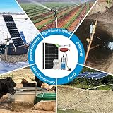 DCHOUSE 12V Stainless Steel Solar Well Pump 3.2GPM 120W Panel Garden Farm view 9