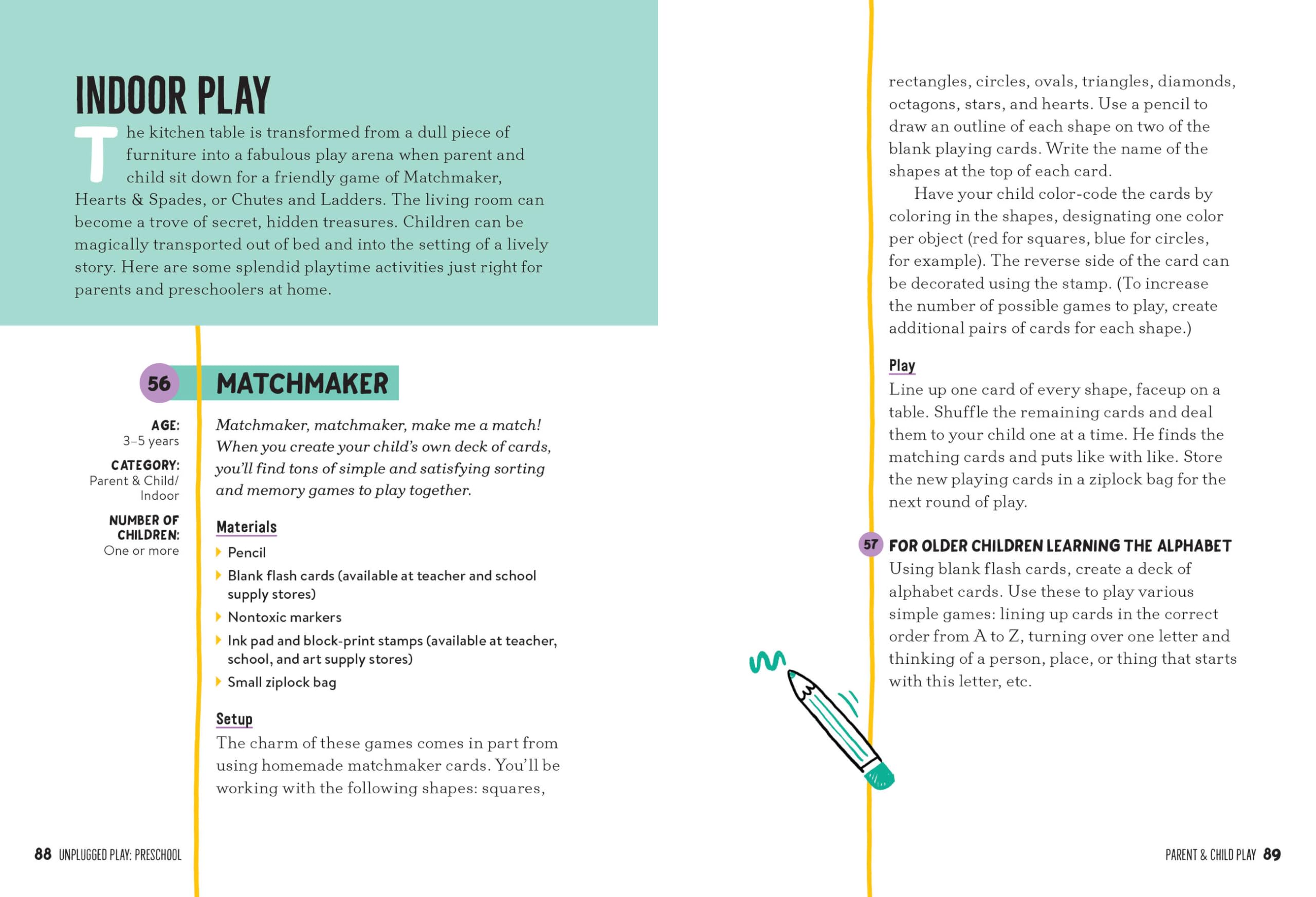 Unplugged Play: Preschool: 233 Activities & Games for Ages 3-5