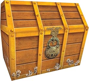 Teacher Created Resources TCR5048 Treasure Chest, 9-1/2 x 8 x 8-1/2 Inches