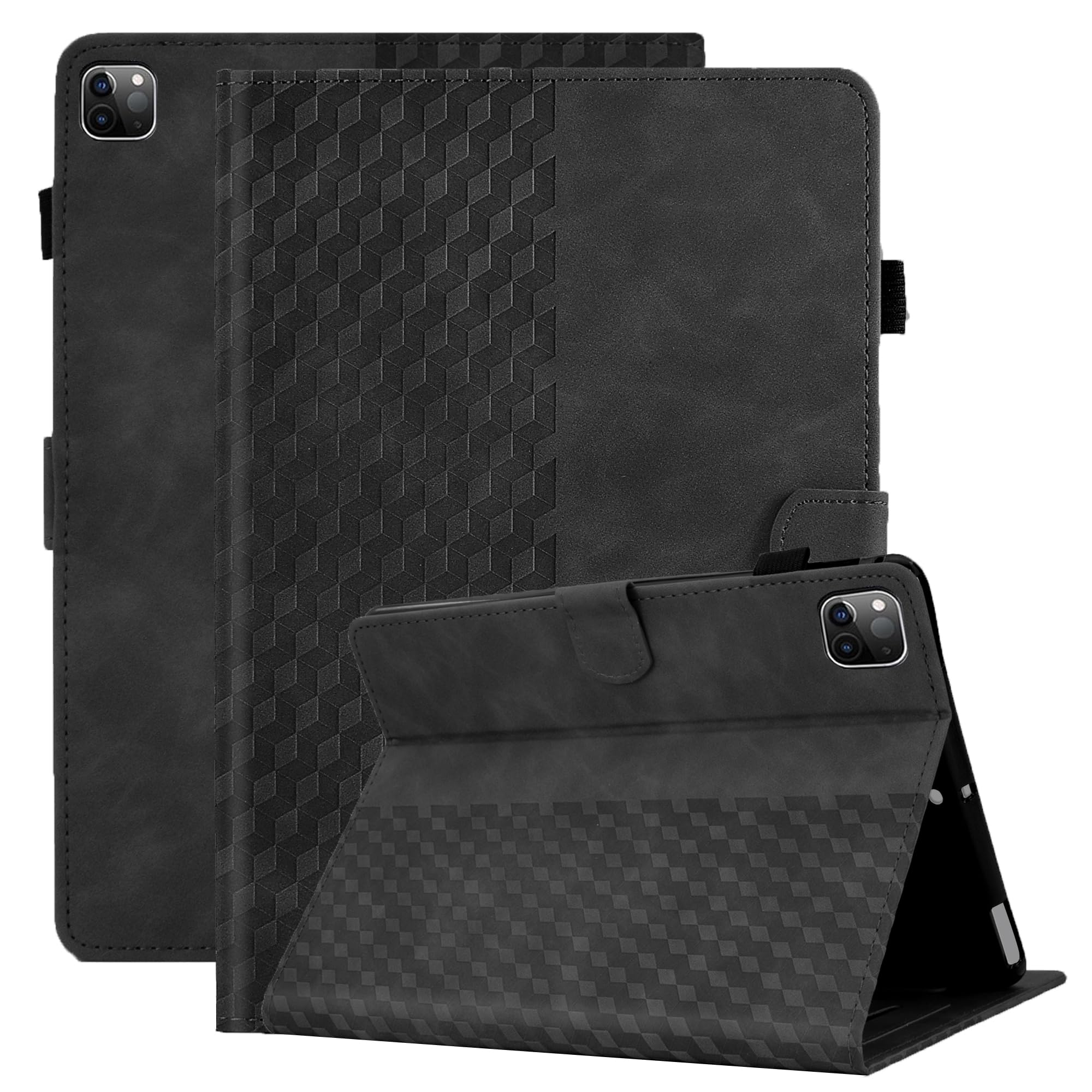 Vkooer Case for iPad Pro 11 Inch Case M4 2024 Generation Premium Leather Folio Cover with Card Pocket Multi Angle Viewing with Stand Function for iPad Pro 11 2024, Black — image 1