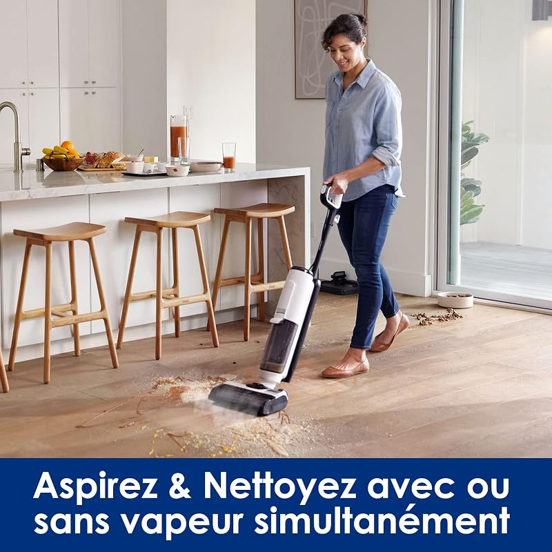 Floor One S5 Steam Nettoyeur Vapeur, avec Fils, pour Sols Durs