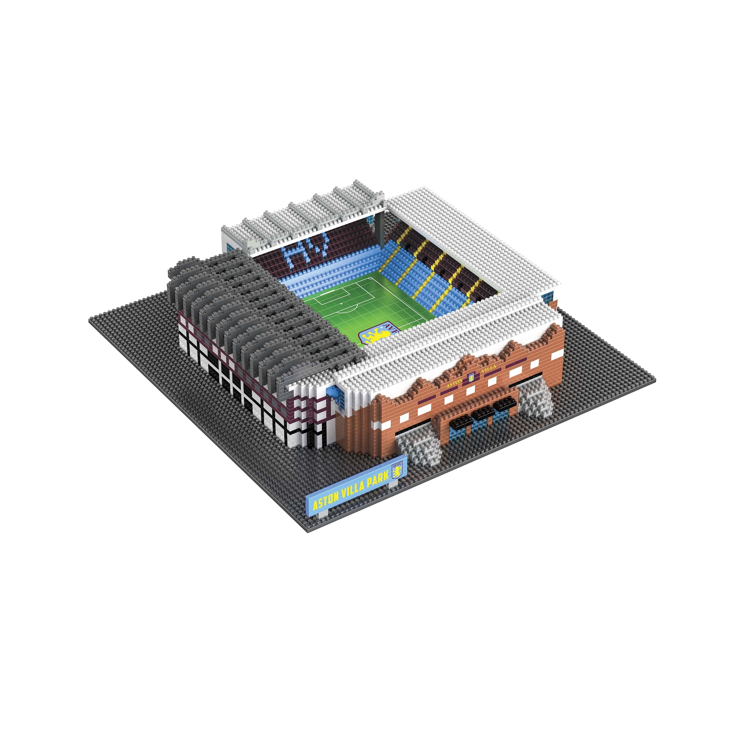 FOCO Officially Licensed Aston Villa FC Original Villa Park BRXLZ Stadium 3D Bricks Construction Toy Model