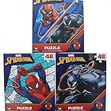 3 Pk. Marvel Spider-Man 48 Piece Jigsaw Puzzle (Assorted Designs)