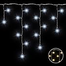 144er LED Lichterkette Eisregen Eiszapfen kalt weiß Außen Weihnachtsbeleuchtung