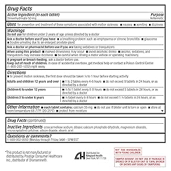HealthA2Z® Motion Sickness Relief | Dimenhydrinate