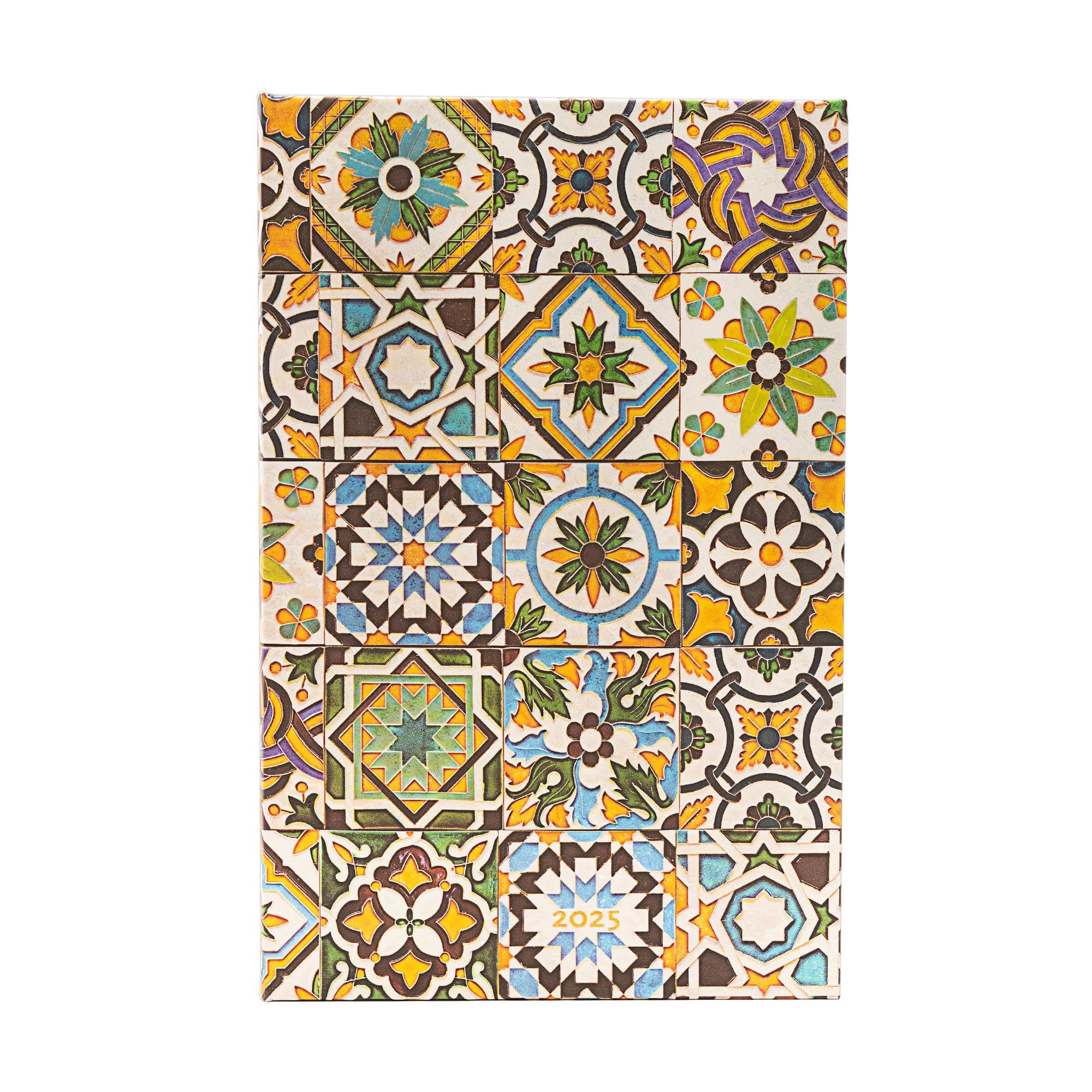 Kalendarz Paperblanks 2025 Porto Maxi tygodniowy HOR: tydzień na dwóch stronach, zamykany na gumkę, Papier 100 GSM
