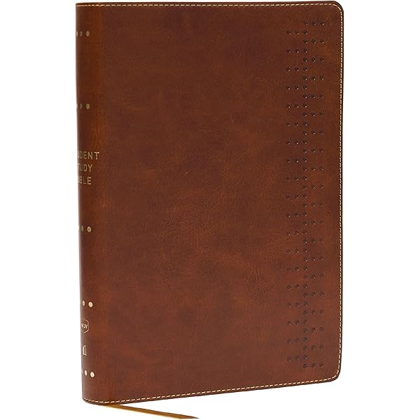 NKJV, The Bible Study Bible, Leathersoft, Brown, Comfort Print: A
