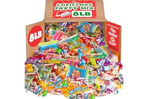 A GREAT SURPRISE Christmas Candy Bulk - 8 Pound Bundle - Big Bulk Candies for Pinatas, Gifting, Birthdays, Offices, Gift