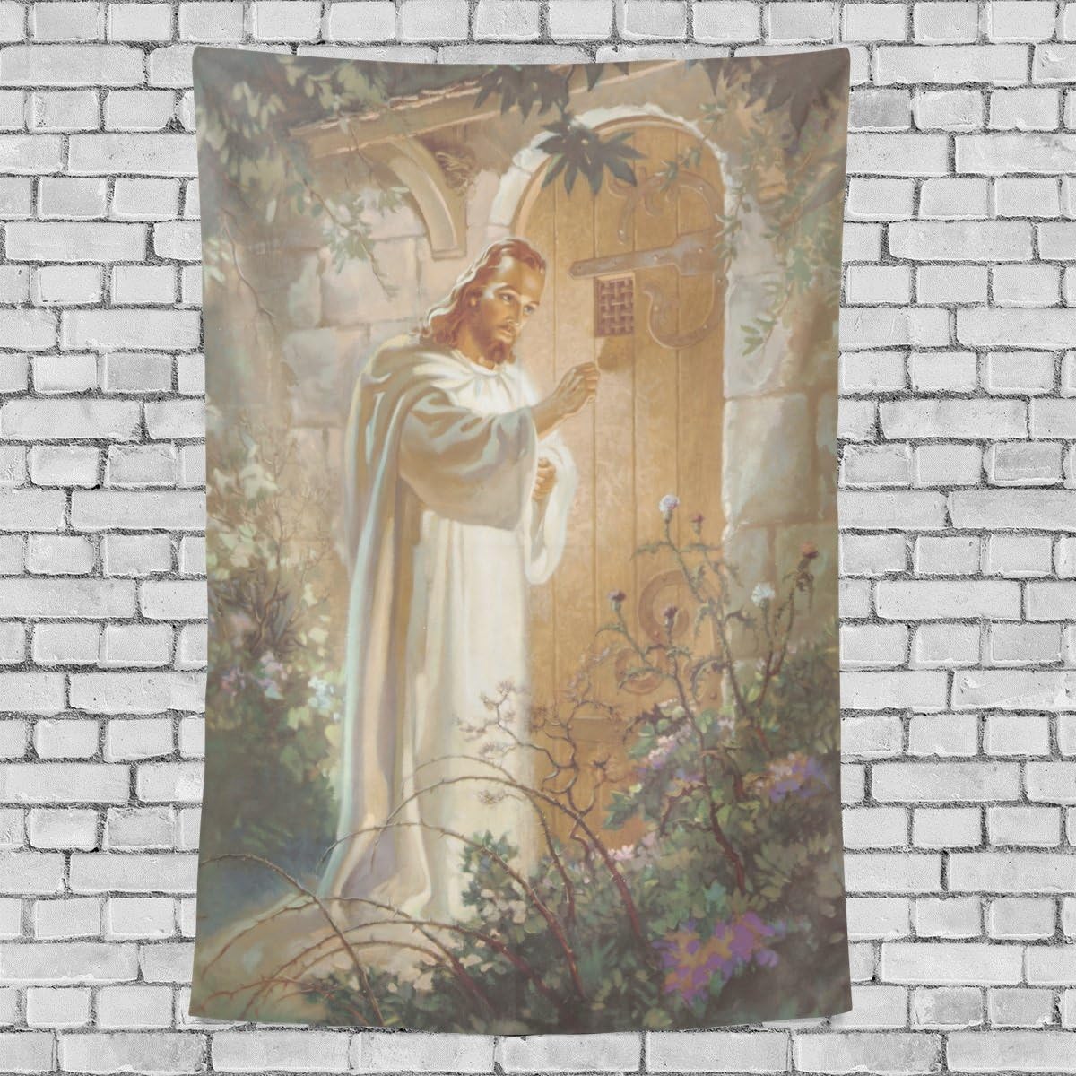 Donnapink Wall Tapestry Christian Jesus Christ 40"X60" Wall Hanging Bedspread for Home Livingroom Dorm