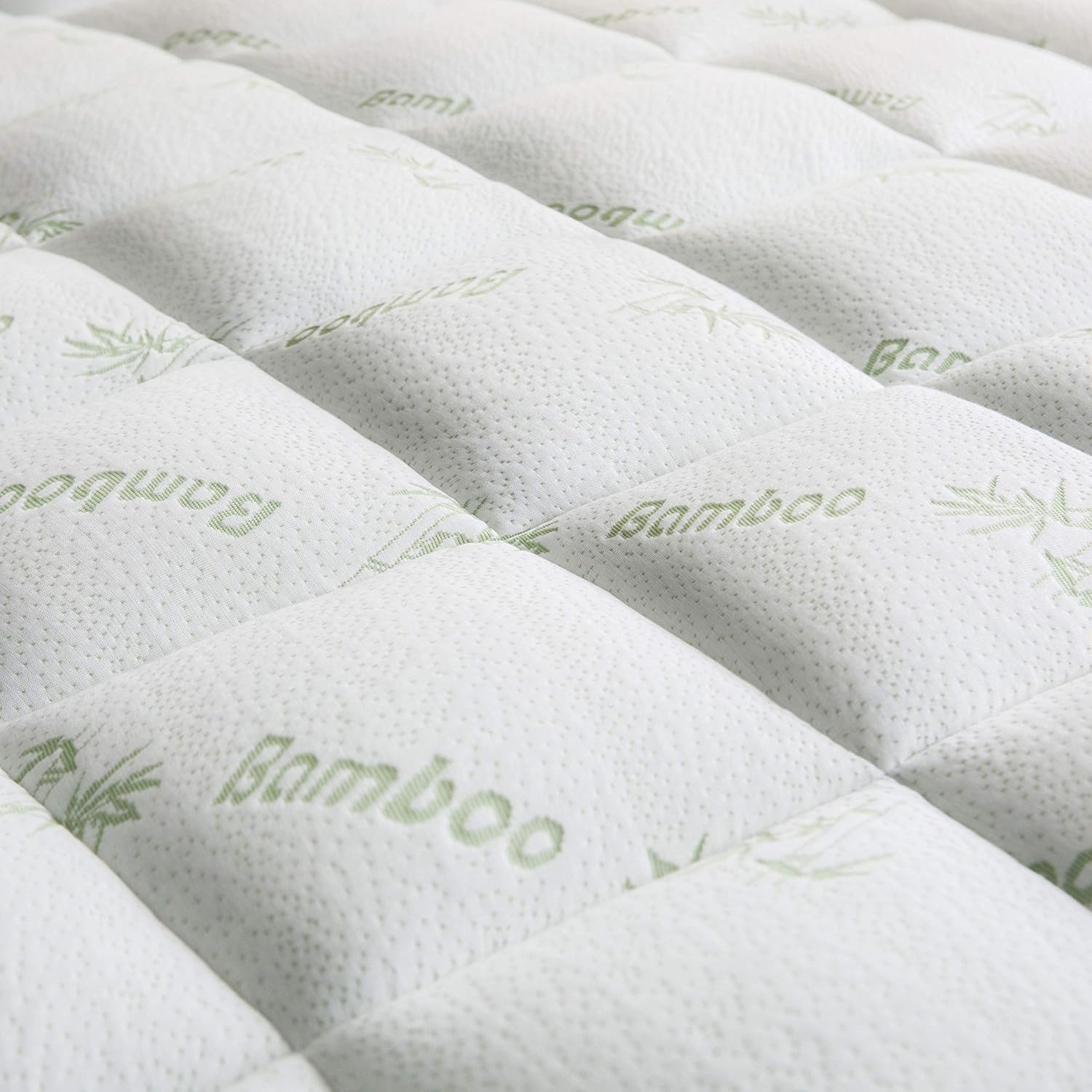 Bamboo Mattress Topper Cover Queen with 1 Pillow Protector Cooling Pillow Top Mattress Fits 8-20 Inches Deep Mattresses Pad Breathable Extra Plush Thick Extra Deep Fitted 20 Inches Rayon: Home & Kitchen