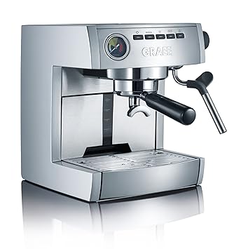 Graef Siebträger-Espressomaschine ES 85, Aluminium silber - Edelstahl matt