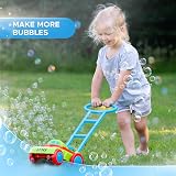 Bubble Mania Bubble Lawn Mower Toy Friction Power No Batteries Required view 2