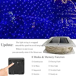 Joomer Solar Fairy Lights, 2-Pack Total 80FT 240LED