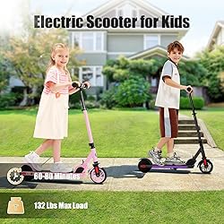 Caroma Electric Scooter for Kids Ages 8-12, 180W