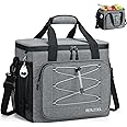 RealCool Soft Cooler Bag 35/45Can, Collapsible Cooler Insulated Leak Proof, Large Lunch Box for Men Women, Soft-Sided Cooler for Picnic, Grocery, Beach, Camping, Travel