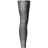 NEENCA Compression Leg Sleeve - Long Knee Sleeve, Ultra-thin Leg Sleeve with Graphene Ions Infused Fabric for Knee Pain Relief, Swelling, Arthritis, Poor Circulation, Runner, Sports - FSA/HSA Approved
