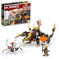 LEGO NINJAGO Cole’s Earth Dragon EVO 71782, Upgradable Action Toy Figure for Boys and Girls with Battle Scorpion Creature and 2 Minifigures, 2023 Playset LEGO NINJAGO Cole’s Earth Dragon EVO 71782, Upgradable Action Toy Figure for Boys and Girls with Battle Scorpion Creature and 2 Minifigures, 2023 Playset