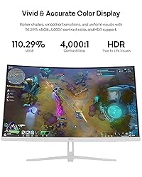 Pixio PXC279 Wave White 27 inch 300Hz Refresh Rate