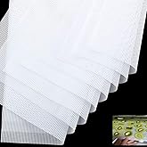 Silicone Dehydrator Sheets for Food Fruit Dryer, 8 PCS 11.4 * 14.5 in / 29 * 37cm,Non Stick Food Dehydrator Sheets Baking Mat