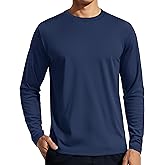 TACVASEN Men's Long Sleeve UPF 80+ Shirts Sun Protection UV SPF Shirts Rash Guard Fishing Running Quick Dry Lightweight