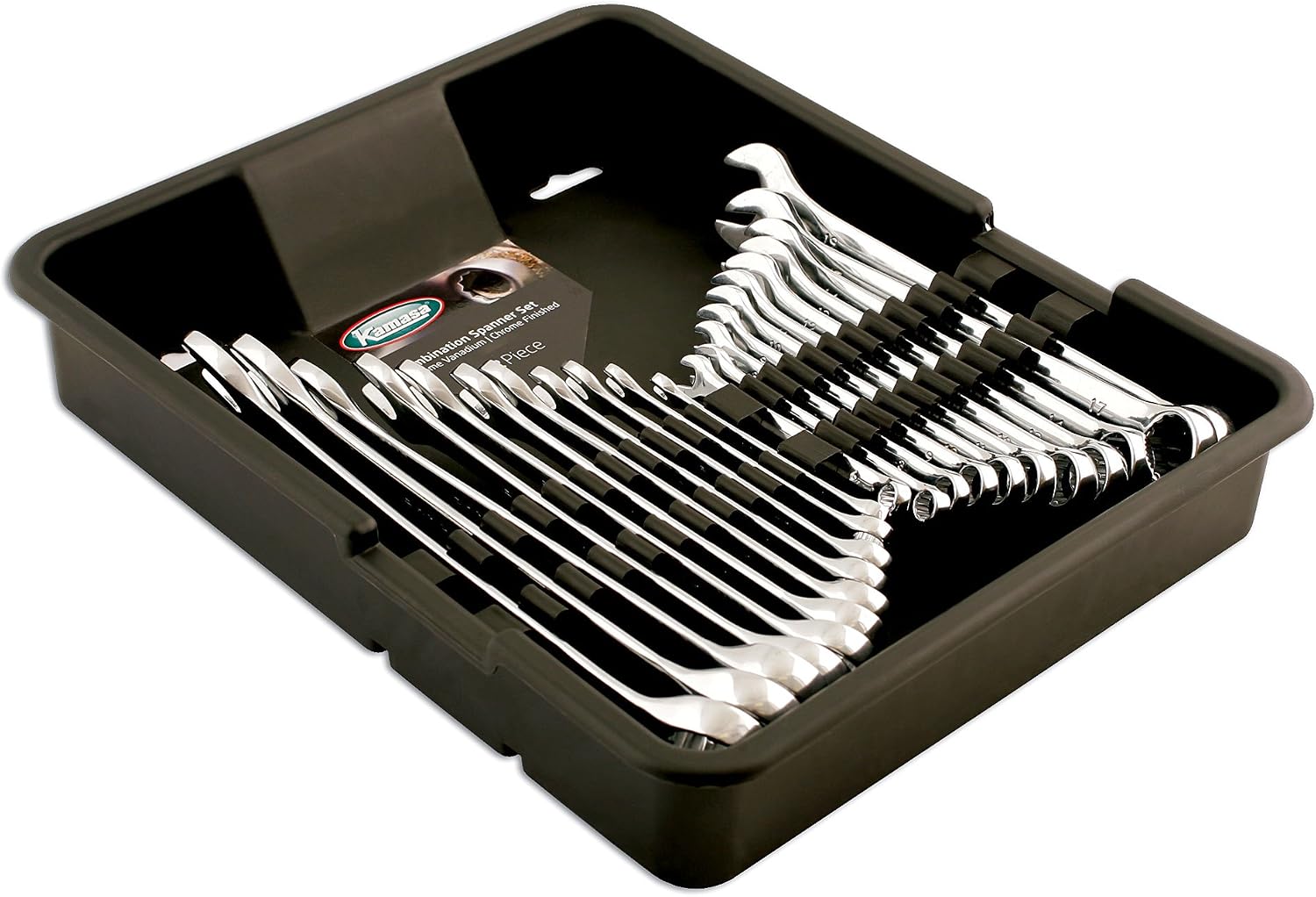 Kamasa 56051 Combination Spanner Set 22pc, Chrome - Image 4