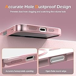 IAIYOXI Magnetic Clear Case for iPhone 15 Pro with
