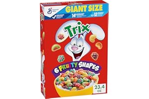 Trix Breakfast Cereal, 6 Fruity Shapes, Made with Whole Grain, Giant Size, 23.4 oz