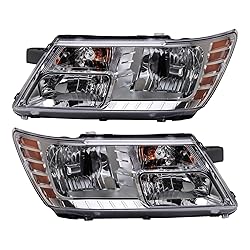 TRQ Headlight Assembly Set Headlights Driver