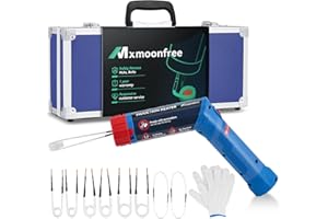 MXMOONFREE Induction Heater Bolt Removal, 1100W Induction Bolt Heater Tool with 8 Coil and Rugged Carrier Case to Safely Remove Nuts, Bolts, Bearings 110v (Blue)
