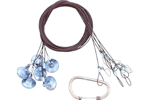 Lifetime Decoys Heyday Outdoors Duck Decoy Rig | 4ft 10oz Tangle-Free PVC-Coated Cable & Weights | Texas Decoy Rig Built for Duck Hunting - 6 Pack