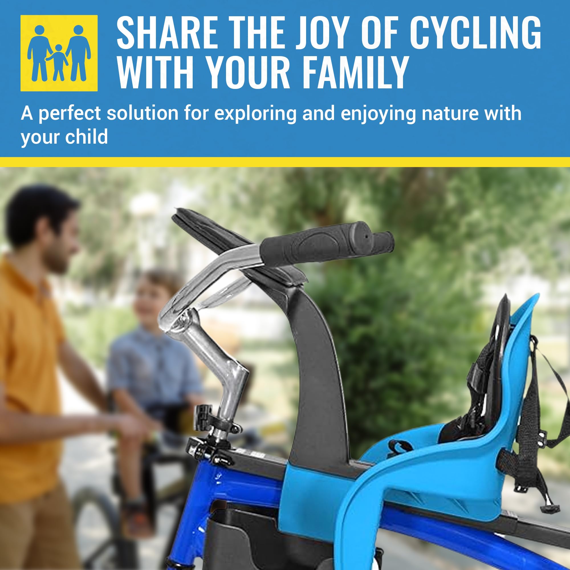 KaZAM Kangaroo Classic Front Mount Bicycle Child Seat