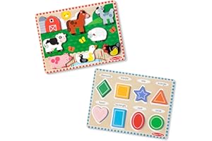 Melissa & Doug Chunky Puzzle Bundle
