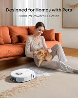 eufy X10 Pro Omni Robot Vacuum Cleaner with Mop Dual Mops 12 mm Lift AI Obstacle view 3
