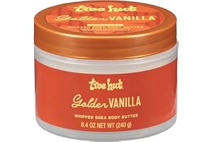 Tree Hut Whipped Shea Body Butter - Golden Vanilla - 8.4 oz - Lightweight, Long-Lasting, Hydrating Moisturizer - Made with Sh