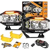 Auxbeam V-MAX Series 4'' Cube LED Light Pod 270&deg; Side Shooter Ditch Lights | 72W 6960LM LED Pod with DRL, Spot Flood Combo Beam, Off-Road Lights with 270&deg; Side shiooter, IP68 Waterproof