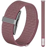 Compatible with Hume Band Replacement Strap 1.0 Nylon Loop Sport Wristband | Soft Breathable Adjustable Wrist Bands for Hume Health Band Replacement Straps 1.0 for Women Men Fits Workouts Sleeping Daily