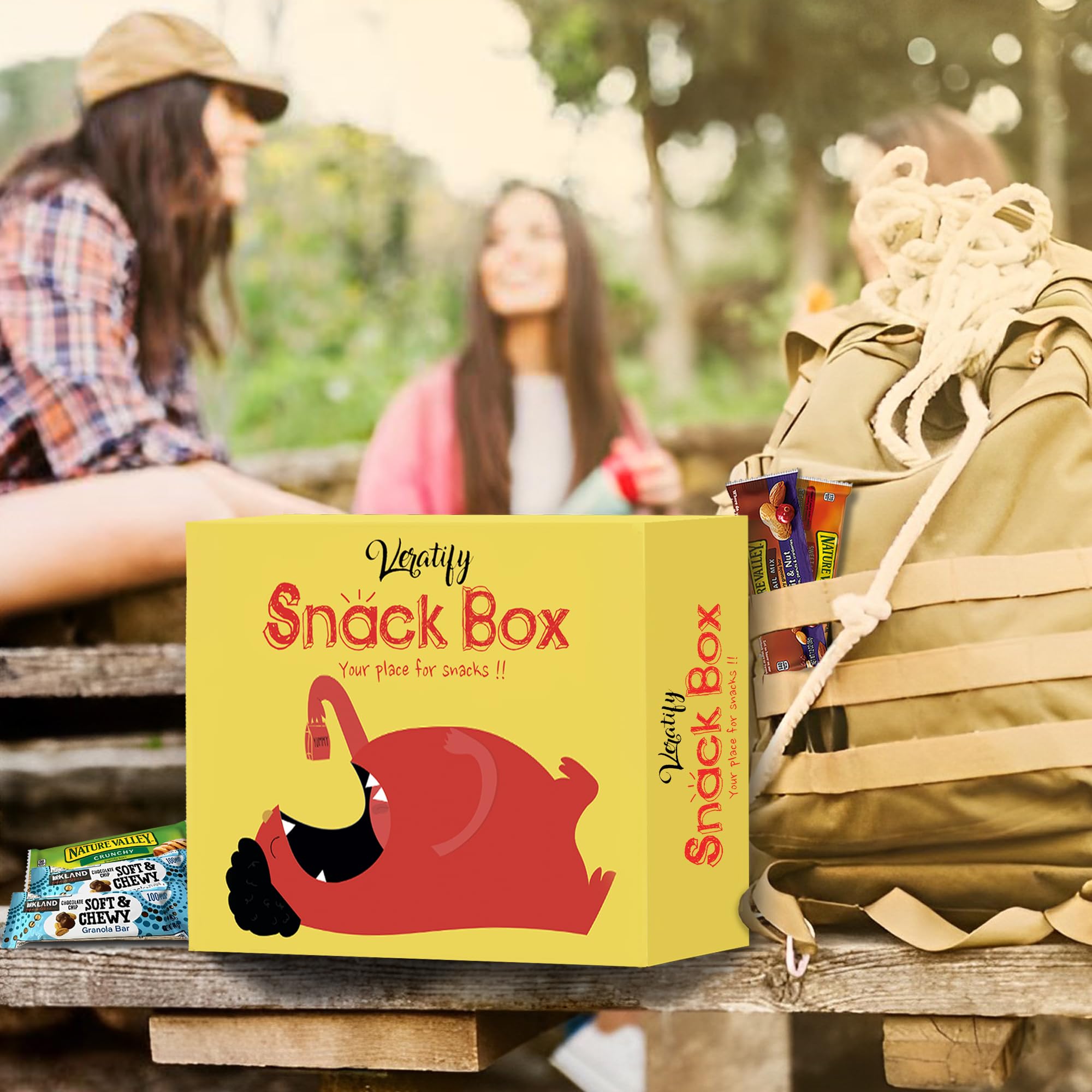 Veratify Healthy Mixed Snack Box & Snacks Gift Variety Pack Great