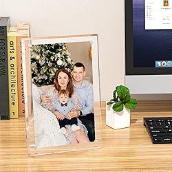 NIUBEE 5x7 Picture Frame, Acrylic Clear Photo Frame