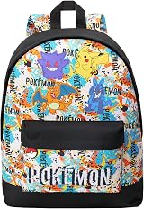 Pokemon Backpack Pikachu Charizard Rucksack School Bag Adjustable Straps