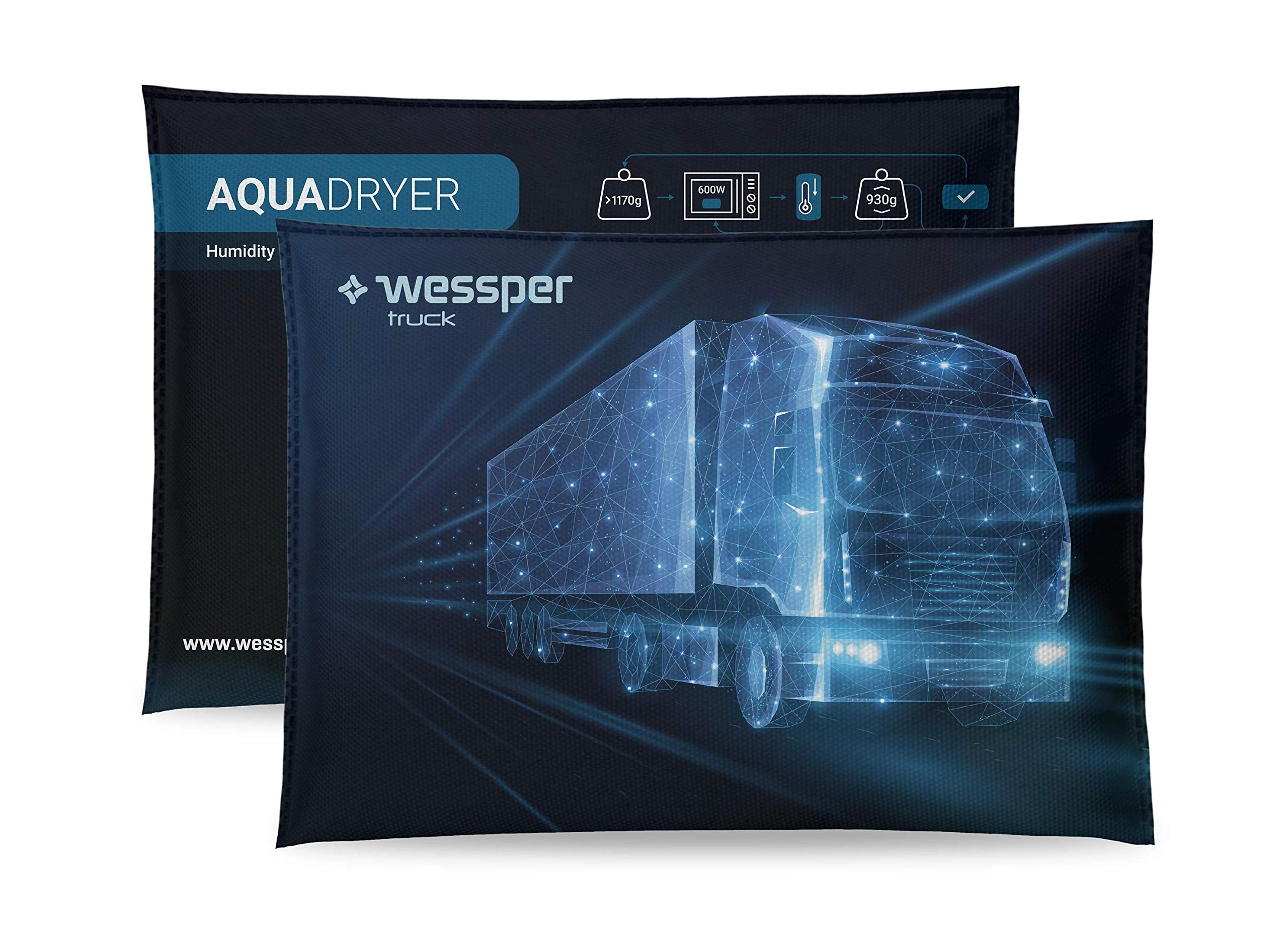 Wessper Car Dehumidifier 0.9 Kg Silica Gel Eliminates Foggy Windscreens, Absorbs All Moisture