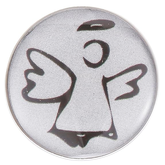 Morella® Damen Click-Button Druckknopf 18 mm Ø Engel