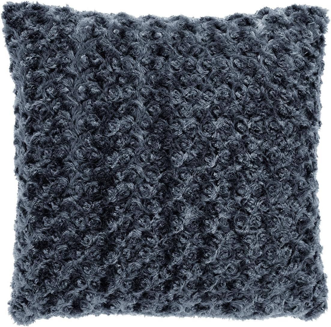 Stuco 3093-14 Pillowcase Curl, 100% Polyester, 45 x 45 cm Grey (Grau)