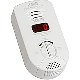 Kidde Carbon Monoxide Detector, Plug In Wall with 10-Year Battery Backup, Digital LED Display, Voice Alerts, Test-Hush Button