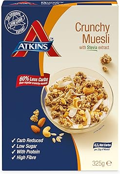 Atkins Muesli Crujiente - 3 Paquetes de 325 gr - Total 975 gr ...